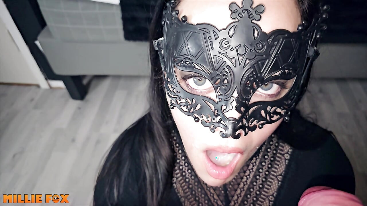 Super Hot Edging Led To A MILF Having To Swallow A Gigantic Load Of Cum - Millie Fox