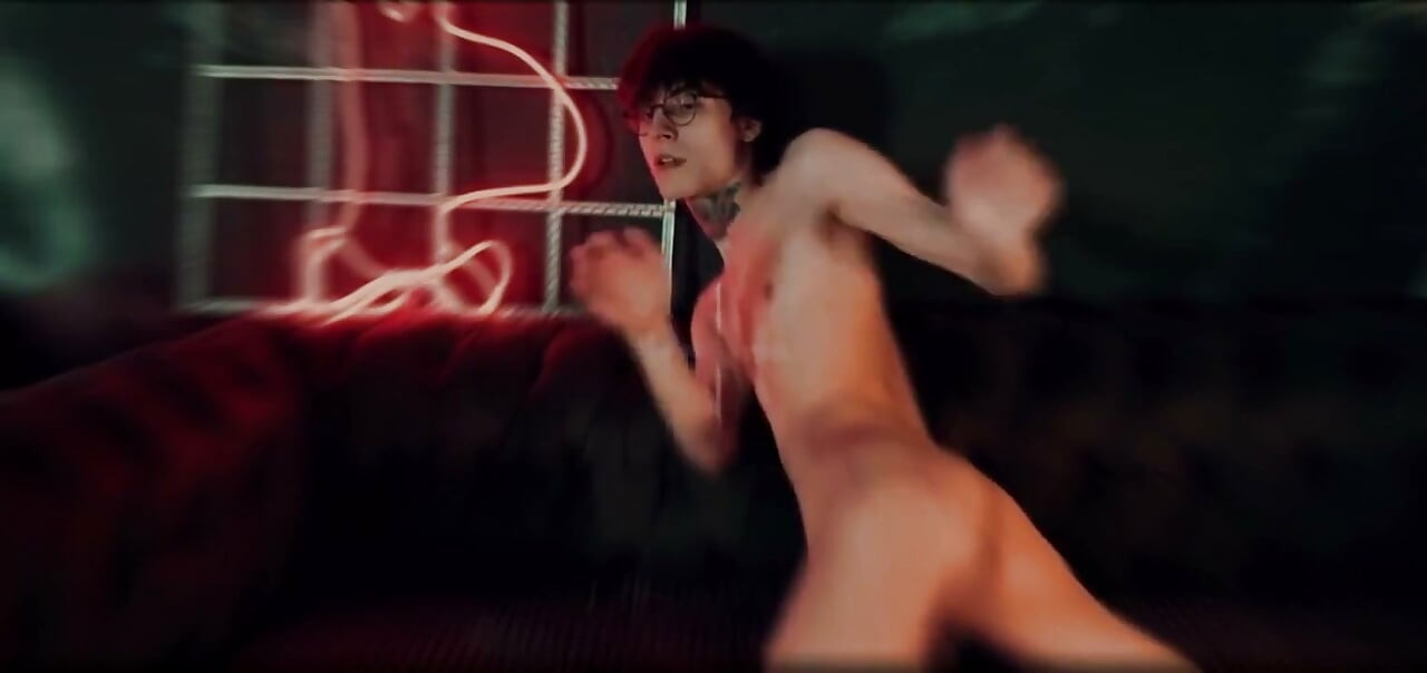Naked Guy Spanking His Ass