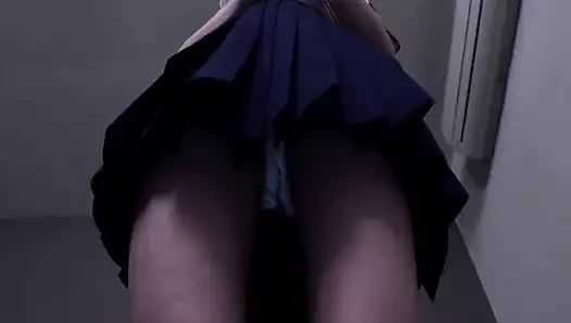 Uniform Beauty Loses Control During Rough Relentless Sex.