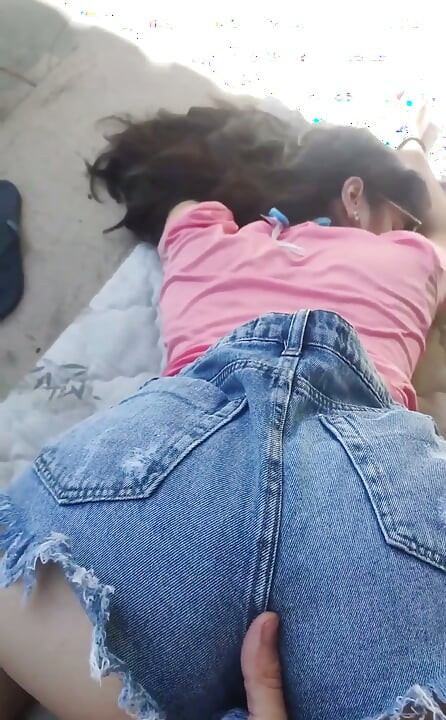I Called Her to Get Some Sun and She Took My Cock with the Right to Cum Inside