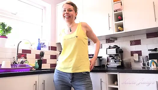 AuntJudys - 46yo natural fullbush milf Alexia (JOI)
