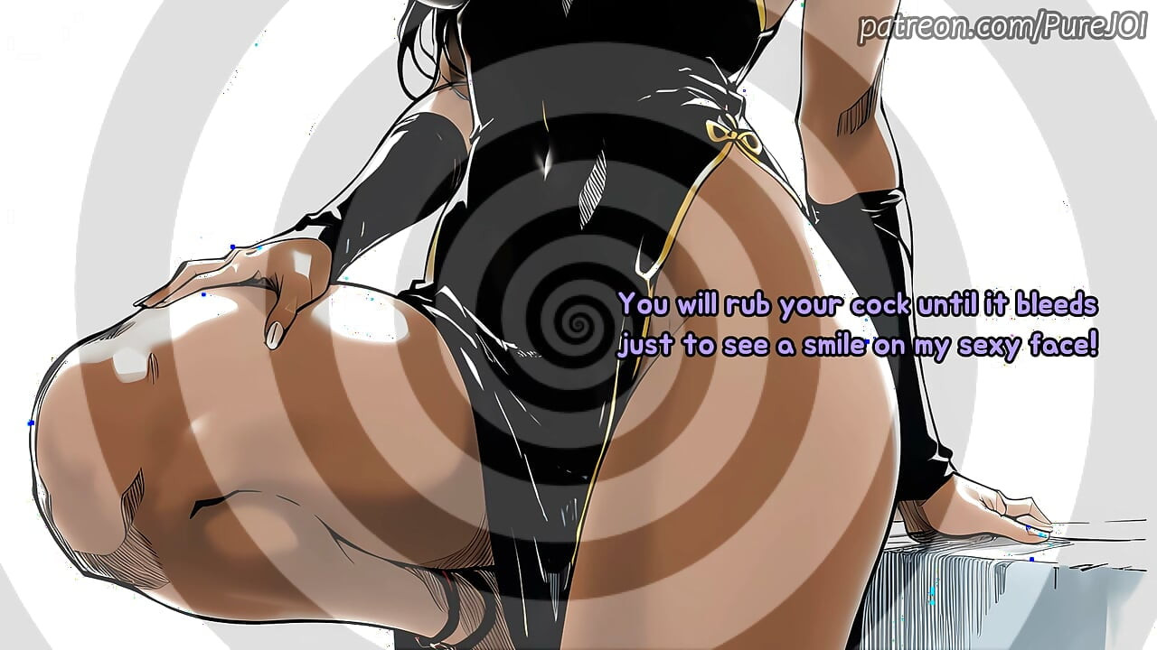 Looped! Yoruichi checks on your massive cock (Femdom JOI)