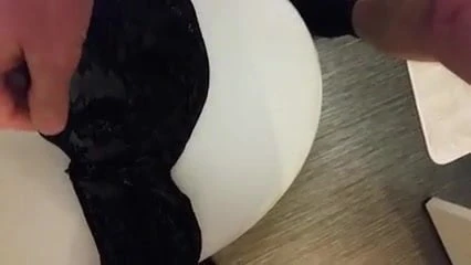 cumming on another big bra