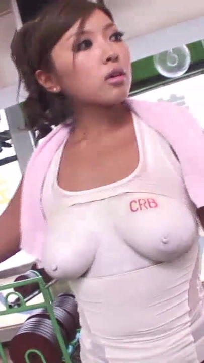 Stunning moment from "Asiatin 22 Jahre body Paint im Gym - wer merkt es"