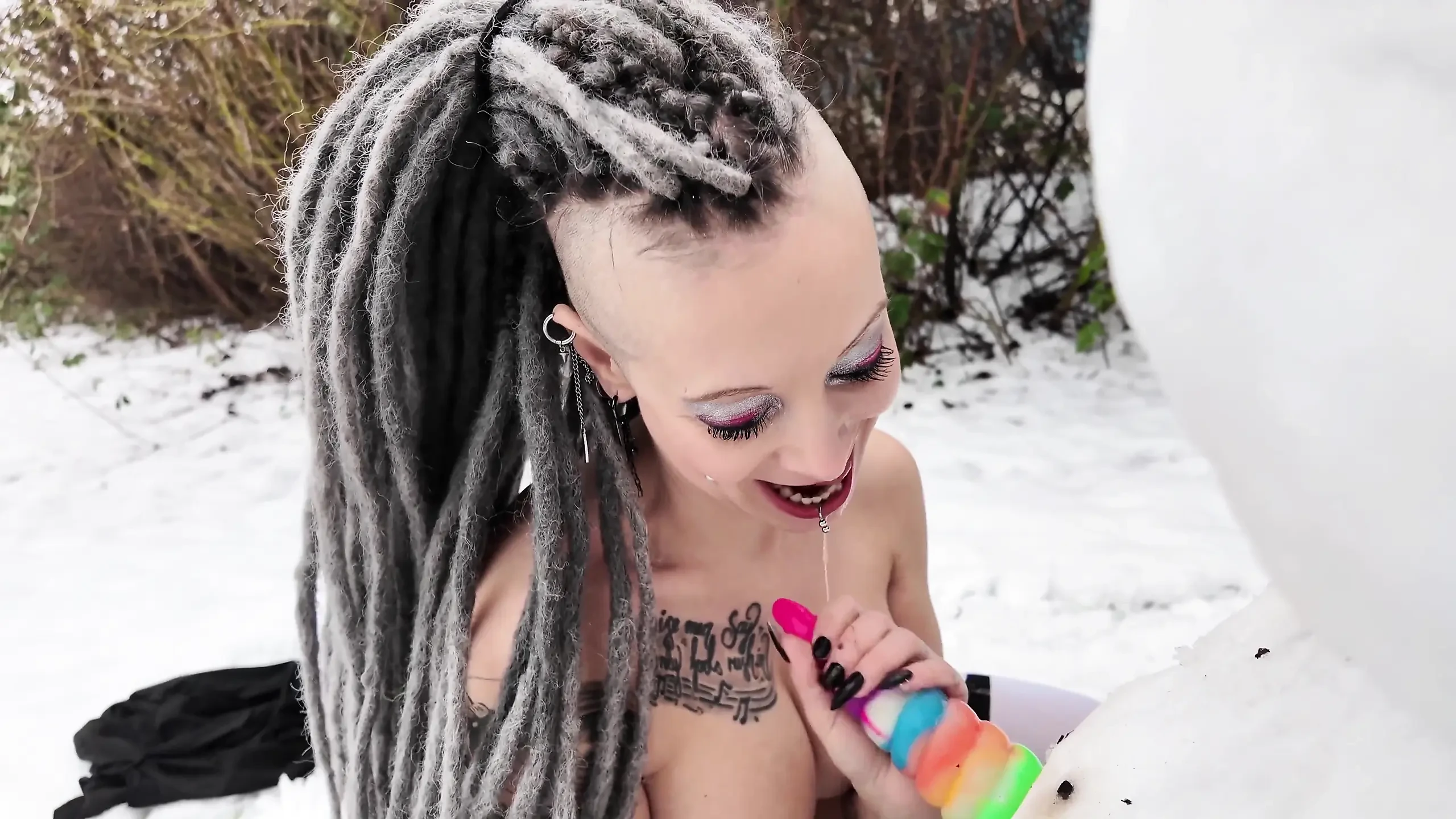Fucking the Snowman!