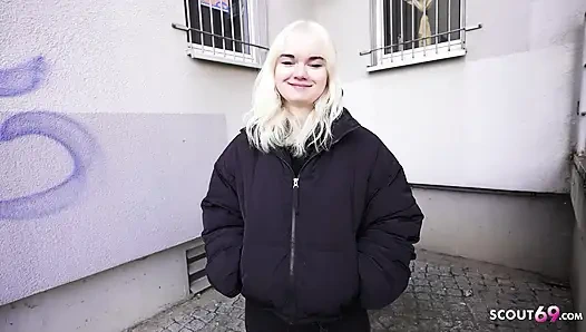 GERMAN SCOUT - Tiny Swiss Teen Lilly Lovemoon 18 Pick Up for real First Time Casting Sex