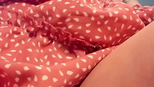 Playing with My Pussy Under My Dress