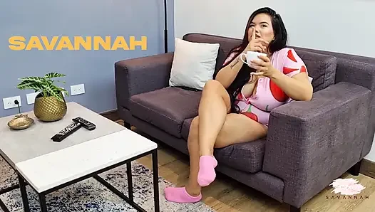 Horny Wife Fucks Roommate While Husband Is Resting - Savannah Watson