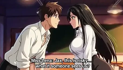 irresistible sex desire between a beautiful teacher and her devoted college student