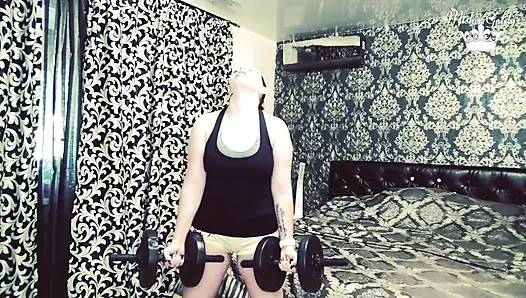 105 weight liftings repeats for biceps challenge!