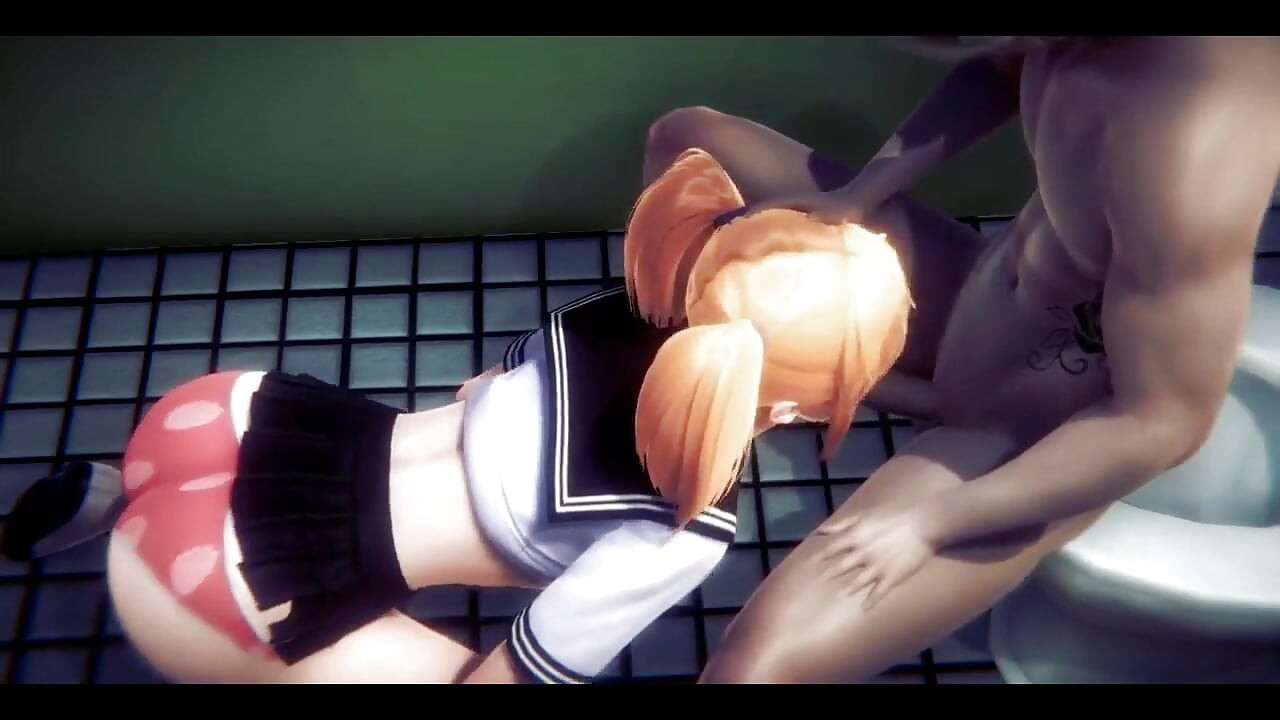 無碼3D - 公共廁所裡的硬性愛 - 日本亞洲漫畫 動漫 電影 遊戲 色情