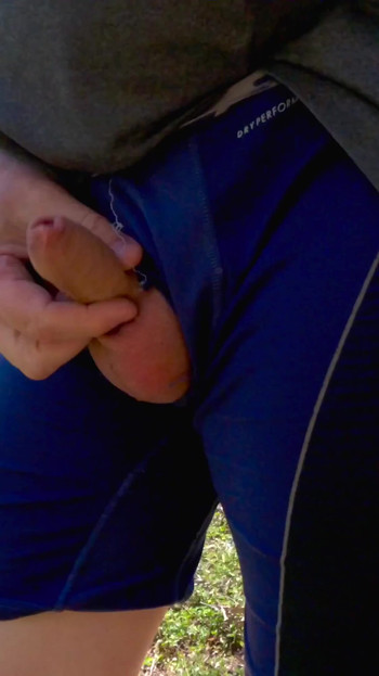Must-see moment from "Out for a run with my cock popping out of my shorts"
