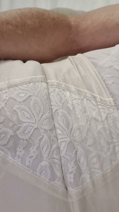 Cum Shot Wearing My Triumph Longline Bra | Clip 3
