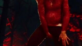 Hot Horny Demon Bitch Warms up with a Sexy Dance