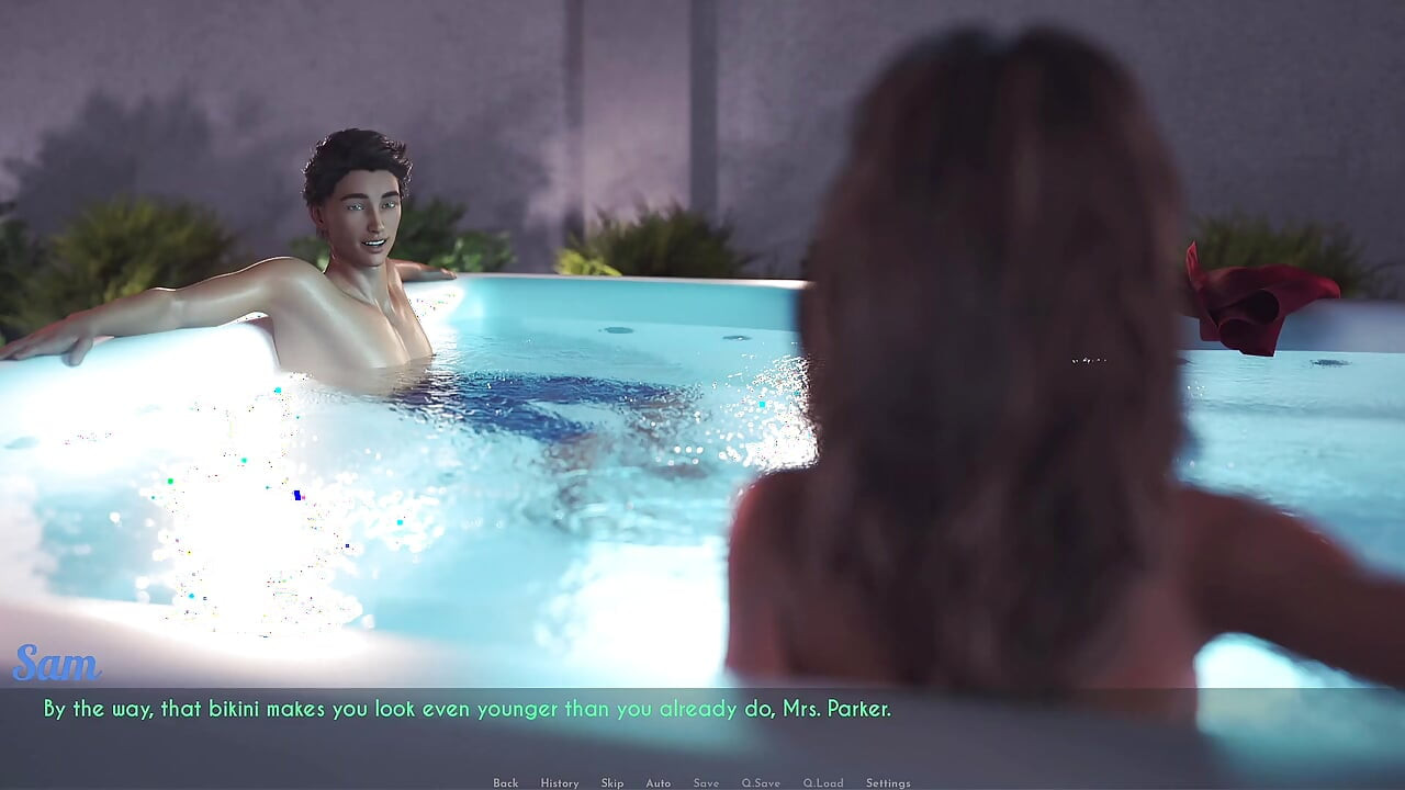 Awam Sophia Real Fuck - How Far Will Sophia Go with Sam? Part 1: From the Party to the Backyard Jacuzzi