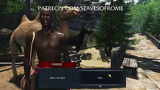 Roma'nın köleleri - çok ateşli bir peri ortaya çıktı