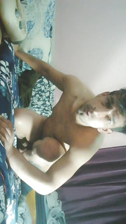 Asian boy masturbating