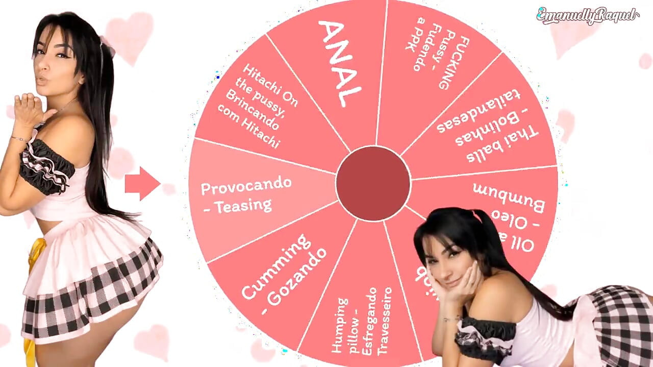 Wheel of Sex Game Anal with Emanuelly Raquel