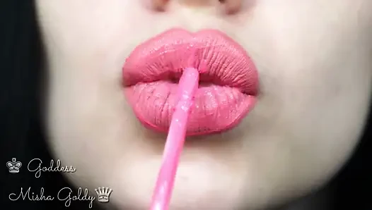 Crot di dalam rayuan merah mudaku yang besar dan asap hookah besar!