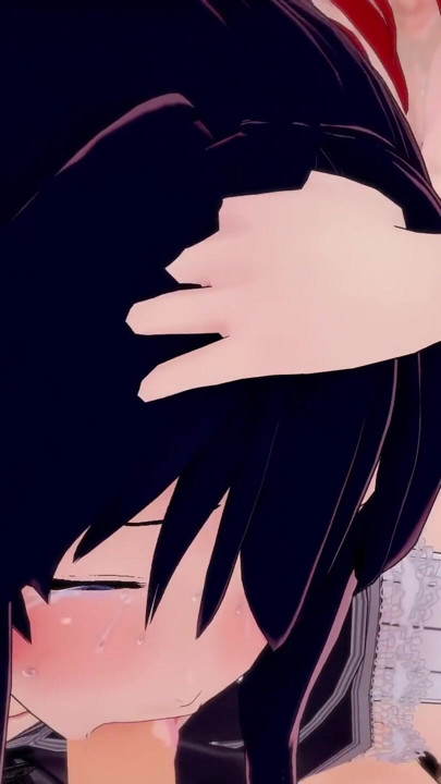 Akeno joins a threesome with Rias Gremory - DXD NTR Madness Series | Clip 1