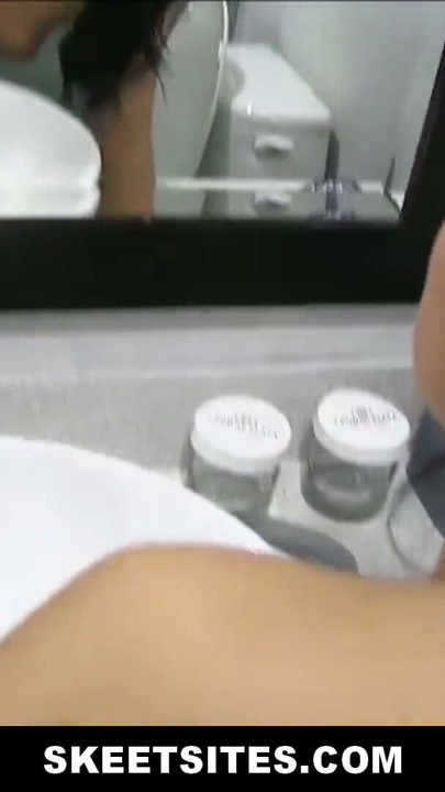 Hot Young Petite Latina Teen Fucked On Bathroom Sink POV | Clip 1