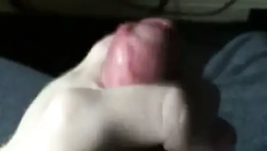 Stroking Throbbing Cock Until Cum