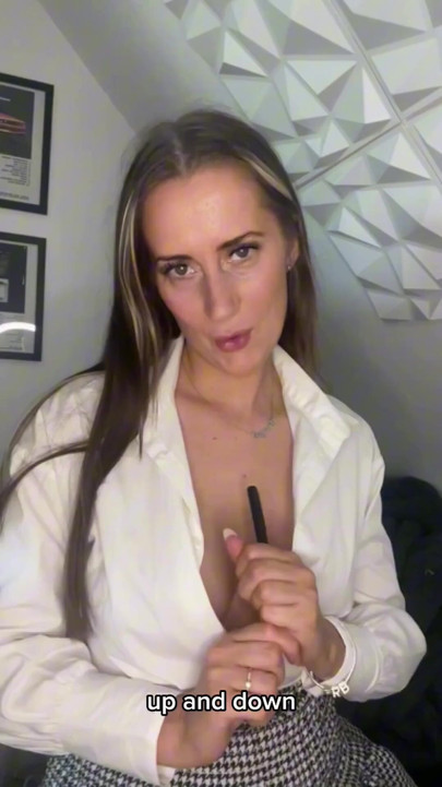 Horny British Nurse gets bored on shift JOI | Clip 2