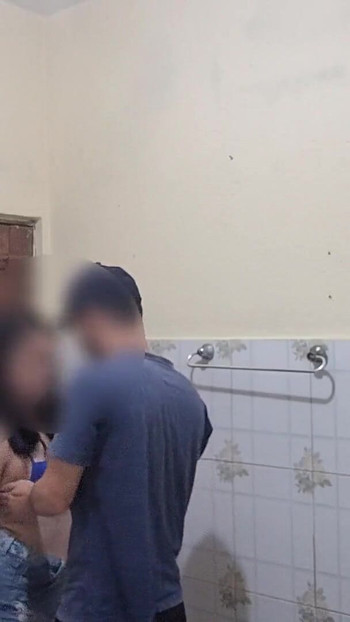 Must-see moment from "young couple fucks in the public bar"