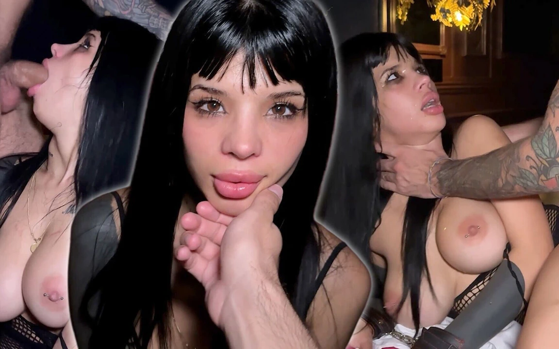 操我的喉咙, 狠狠地操我, 把你的精液洒在我脸上!