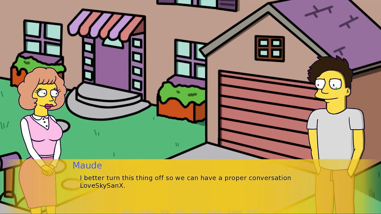 Simpson Simpvill bölüm 10 buluşması orta yaşlı seksi kadın maude loveskysanx