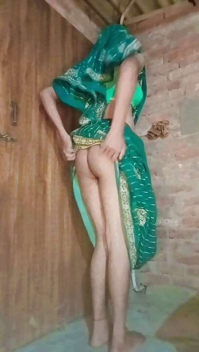 穿着纱丽的火辣嫂子做爱