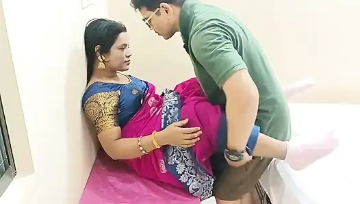 Geile inderin, frisch verheiratete heiße ehefrau, hardcore-sex mit freund allein im schlafzimmer