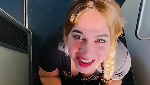I sucked my boyfriend's cock in different places