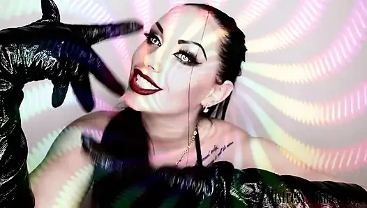 My shiny gloves own you! Strong mind fuck & JOI