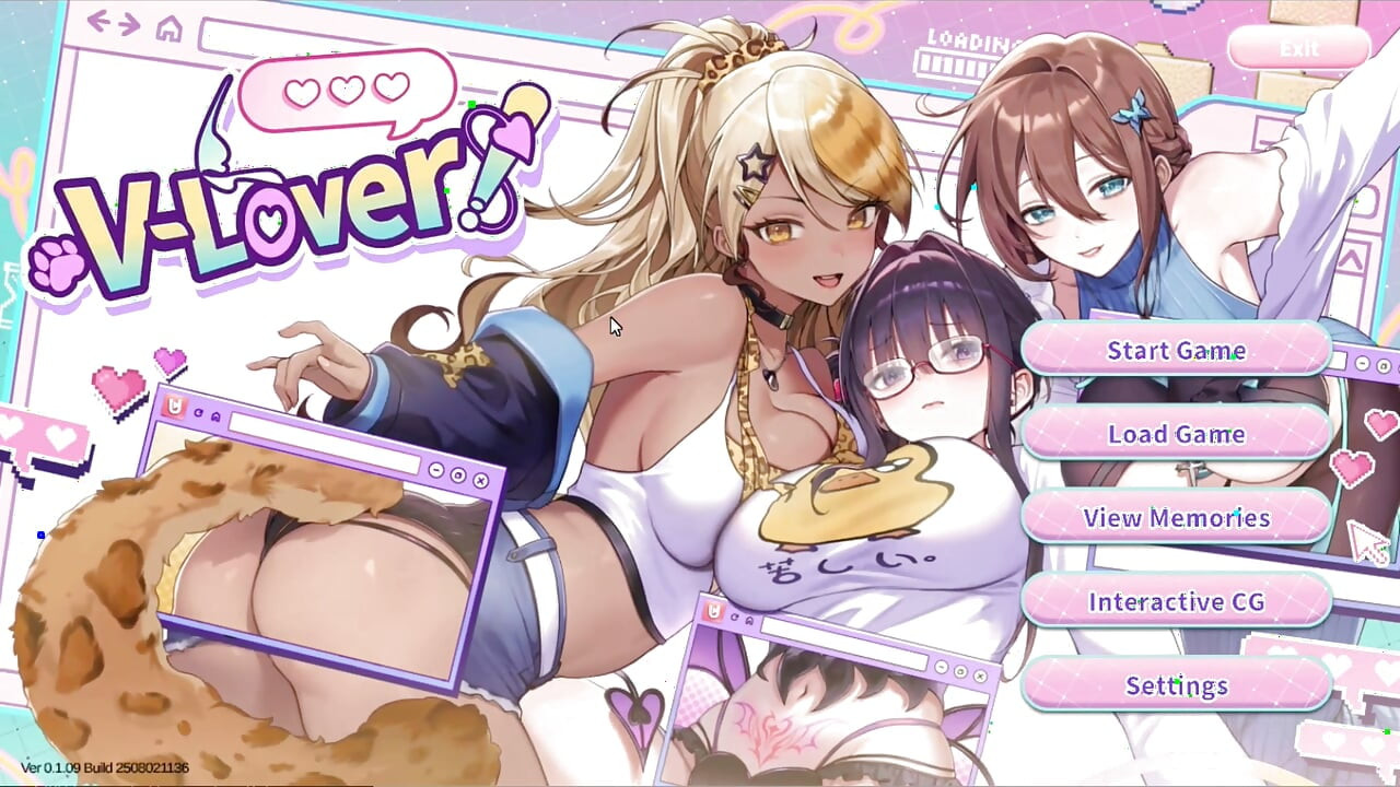 Hentai Game – Married Woman Cosplays Her Vtuber at Event & Has Sex - V-Lover