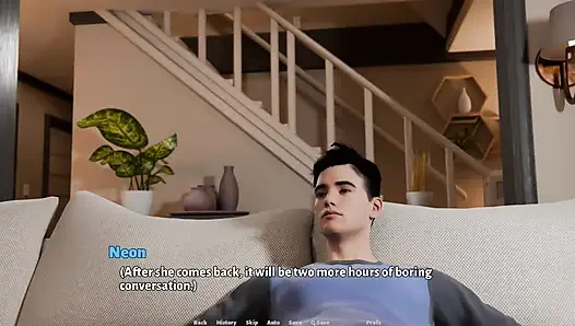 Безумное приключение No11, горячая пума трахает паренька в ванне