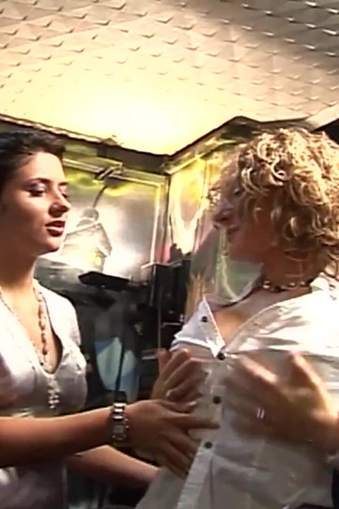 Two Sexy Lesbian MILFs Play with Dildo Inside Hairy Pussy