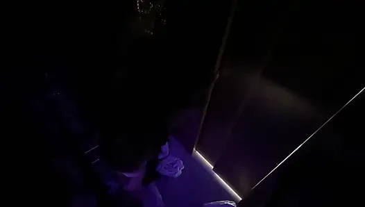 Elevator Sex. Membangun Kantor saat Liburan. A man dan a woman meet for the first time dan berhubungan seks, creampie.