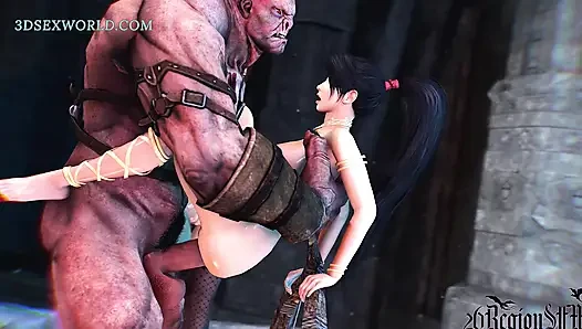 Pelatihan hardcore Mai shiranui threesome ffm (anime 3d) eksklusif