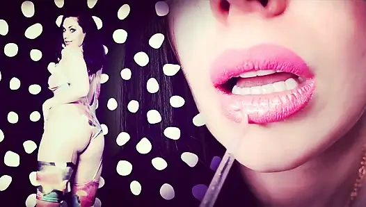 Блеск губ и чувственная похоть тела!