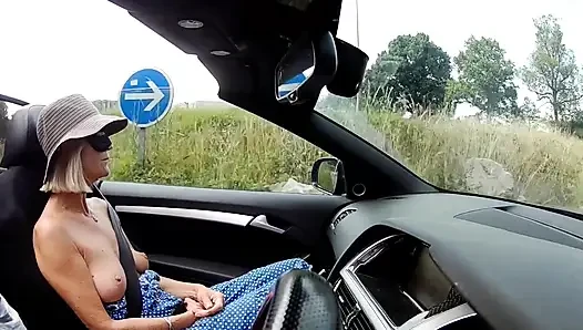 Titty Tuesday Blindfold Truck Stop Fun