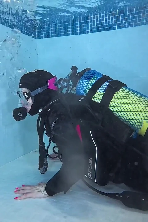 Bubble Tease: Underwater JOI in Full Scuba Gear