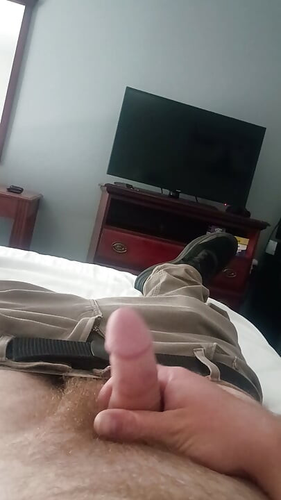 Stroking Cumshot