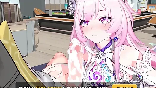 Honkai star rail - cyrene x caelus tutkulu seks - 3d hentai animasyon