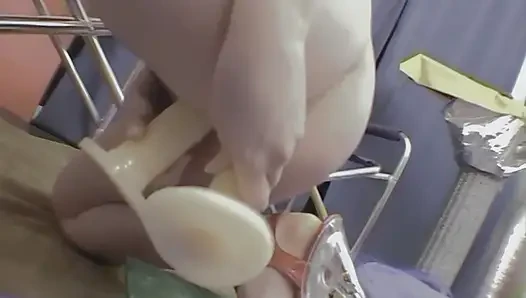 Oyuncu Seçmelerinde Lastik Yarakla Boşalıyor