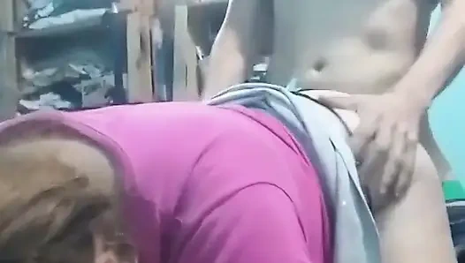 I Suck His Ass, I Fuck Him Doggy Style While I Record with a Cell Phone