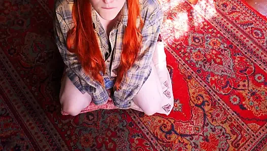 Eller olmadan ev yapımı amatör oral seks birinci şahısta. POV