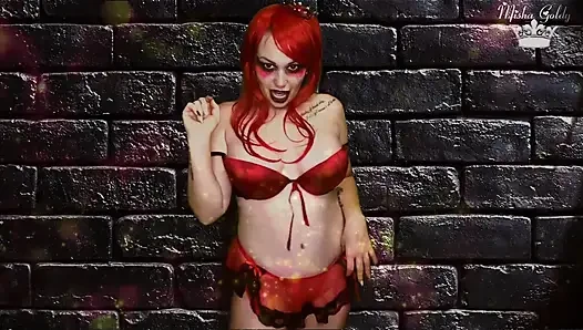 Kutukan dari demoness untuk tidak muncrat tidak pernah! Dapatkan orgasme terakhir Anda sekarang, jika Anda mau