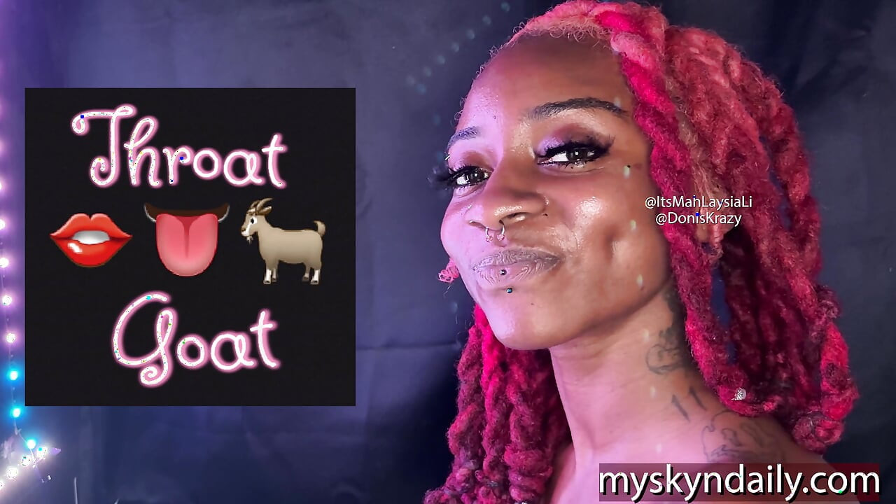 Throat Goat Gets a Big Black Dick