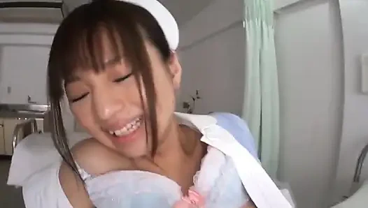 Nurse with Gentle Eyes, Blushing Smile and Rising Heat